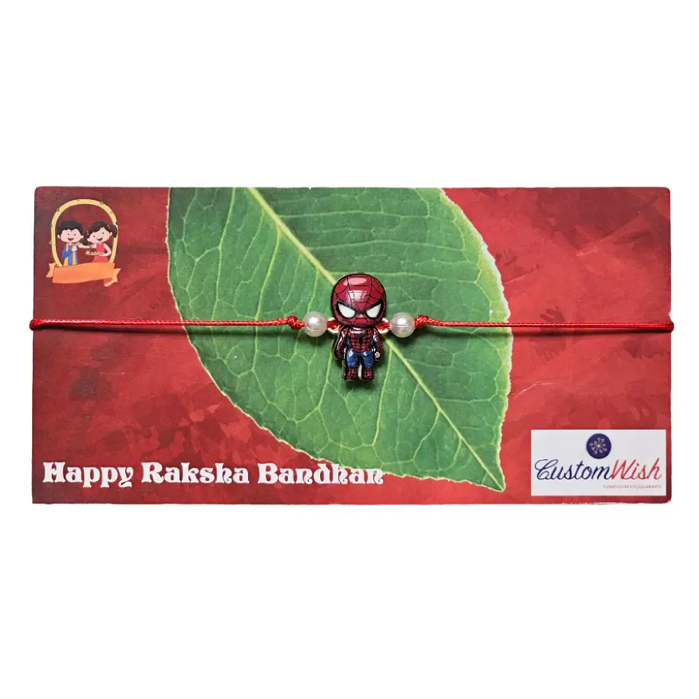 Buy Premium Spiderman Metal Rakhi for Brother Online